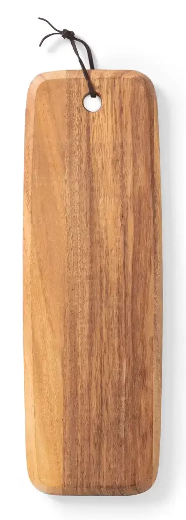 A rectangular light wood board