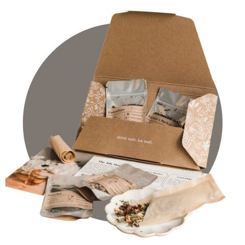 Canadian tea brand Amoda offers four of its premium teas (about enough for 16-18 cups), biodegradable tea filters and professional tasting guides that break down the notes of each blend in their monthly boxes