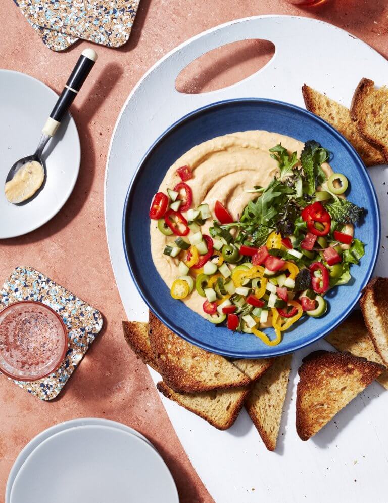Molly Yeh’s Vegan White Bean Dip Recipe Elle Gourmet
