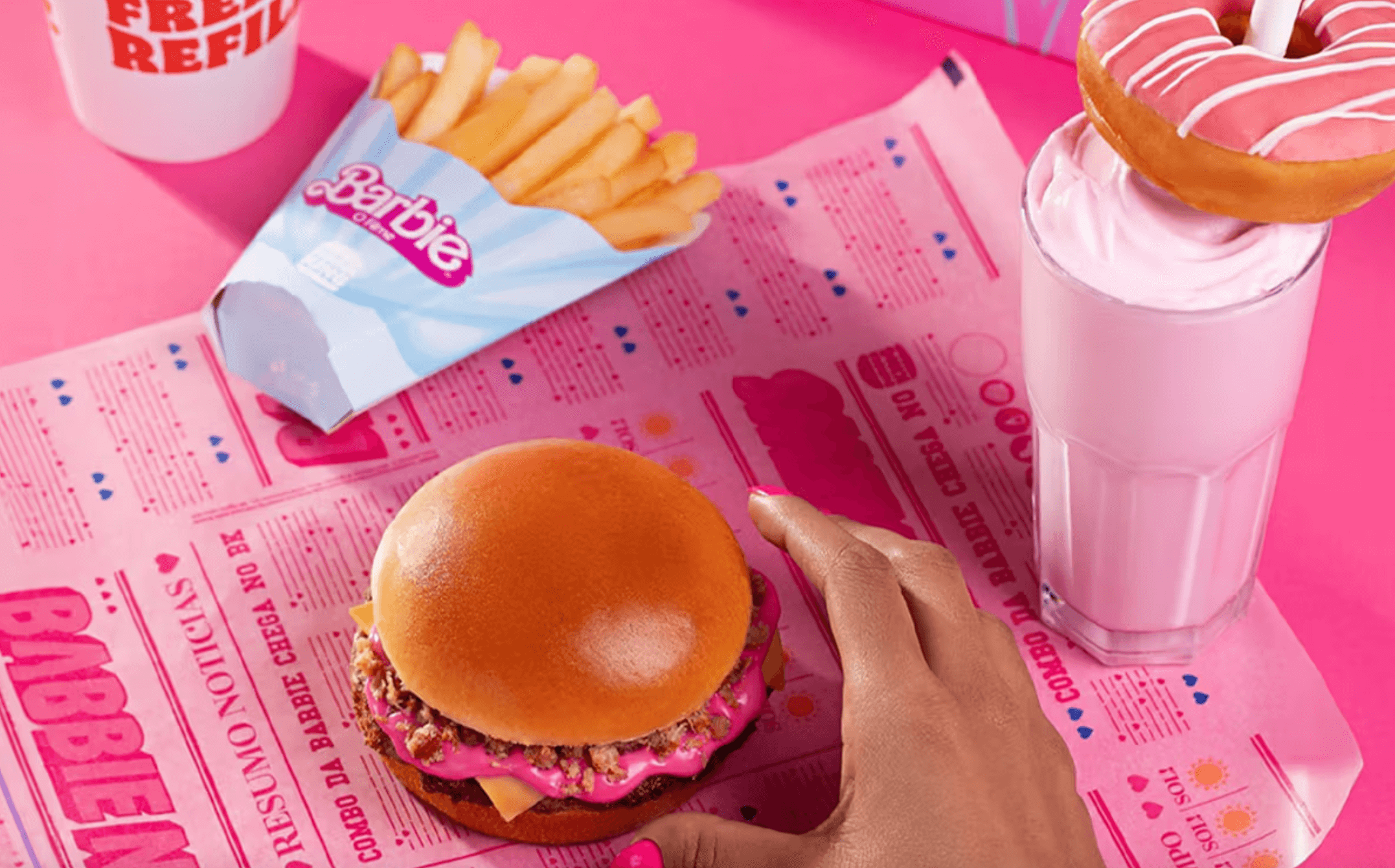 Burger King Brazil - Barbie menü