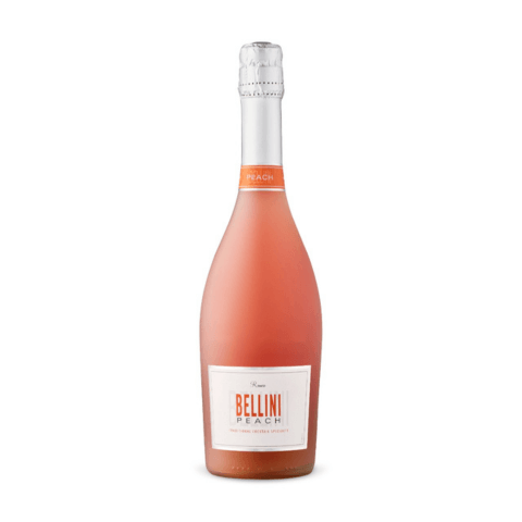 bottle of peach bellini