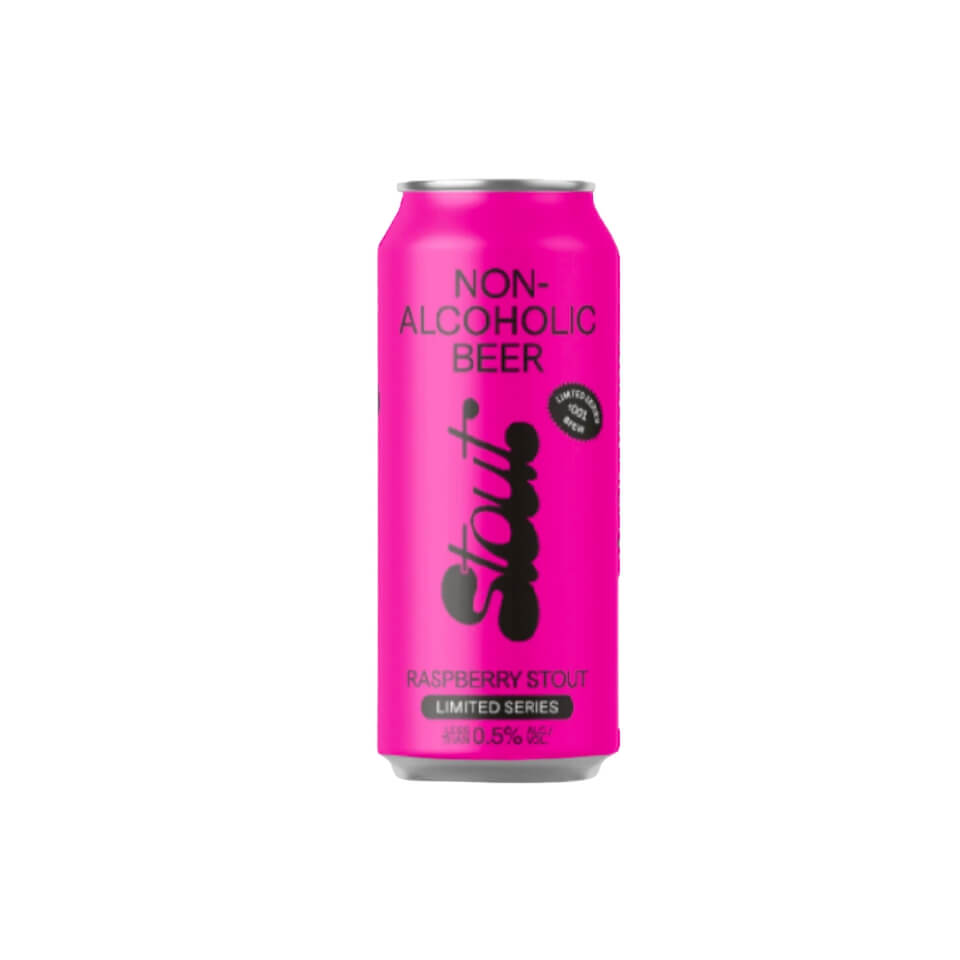 A hot pink tall can