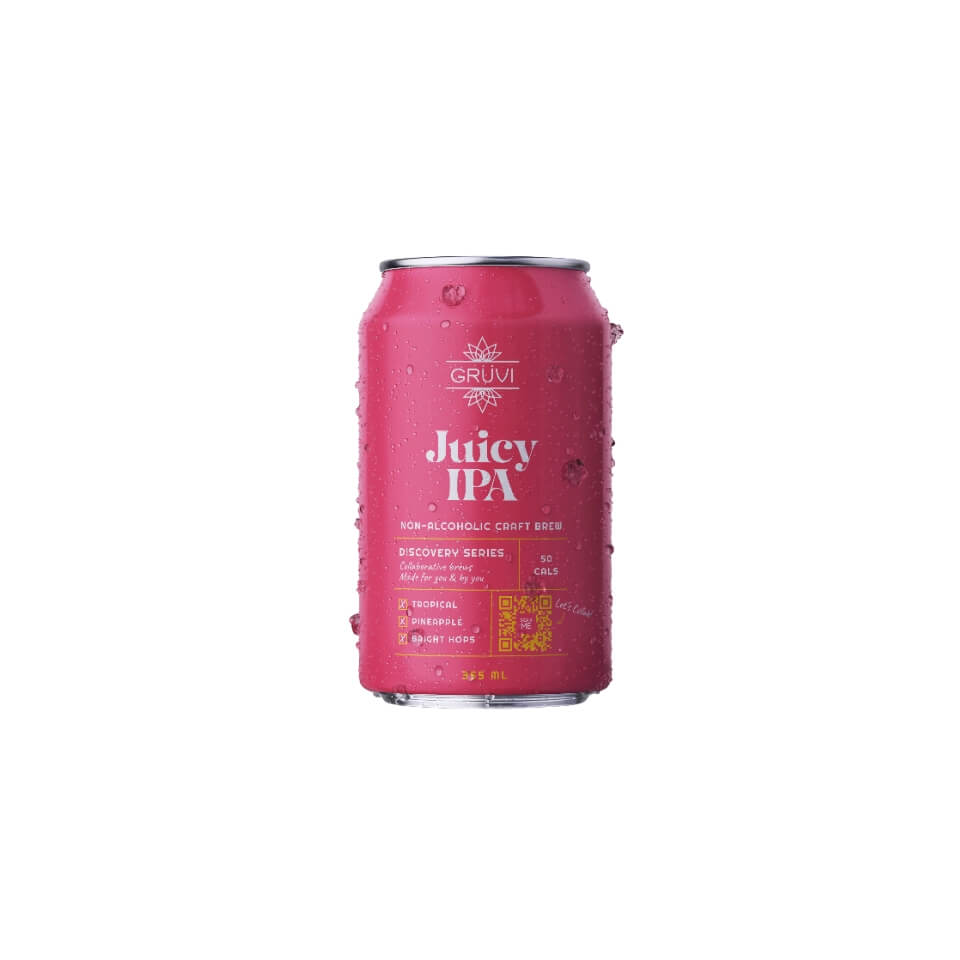 A pink can