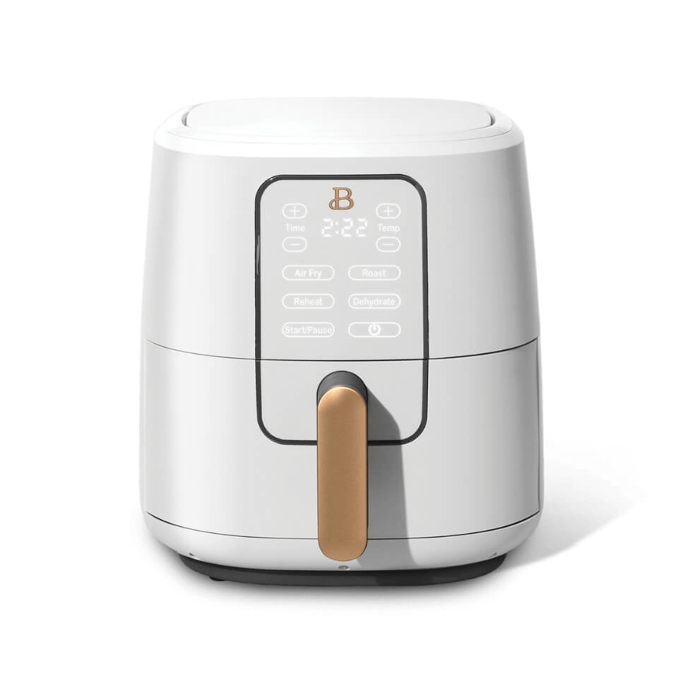A white air fryer