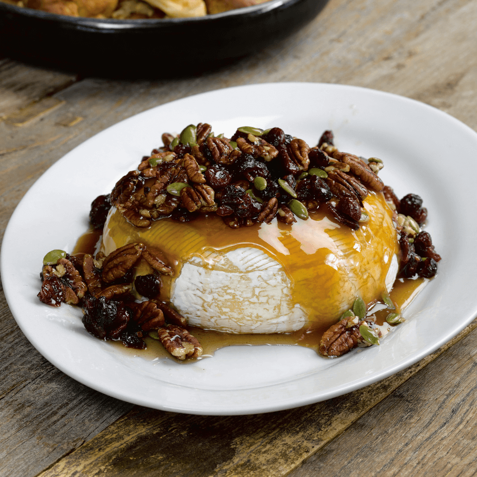 Baked brie with cranberries