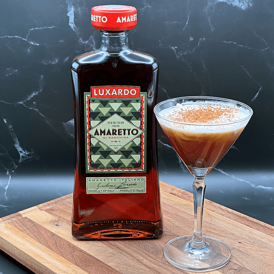 Luxardo Amaretto Di Saschir and an Orange Brûlée Cocktail