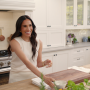 Meghan Markle in the kitchen in her new series With Love