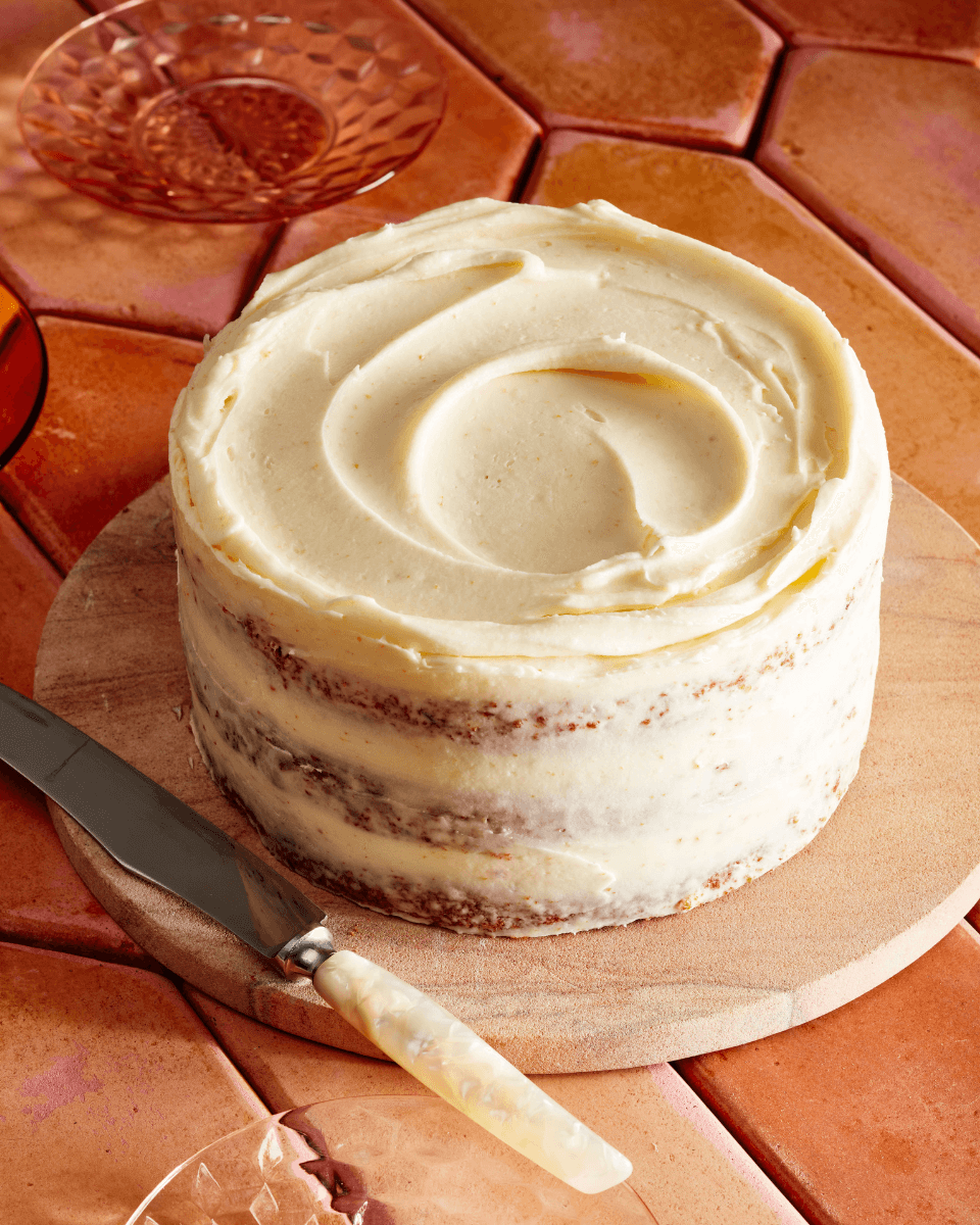 The recipe for ELLE Gourmet Canada's World's Best Carrot Cake with Brown Butter cream cheese frosting