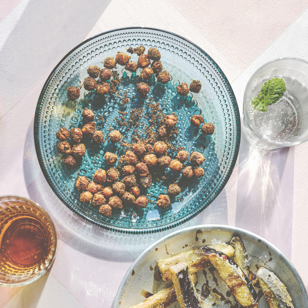 Roasted and spiced chickpeas