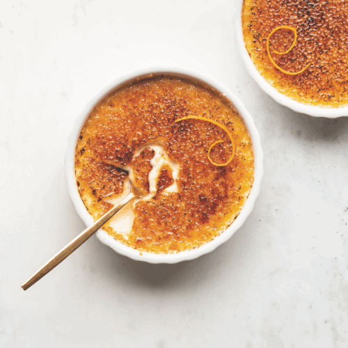 Crème Brûlée With Orange and Cardamom - Elle Gourmet