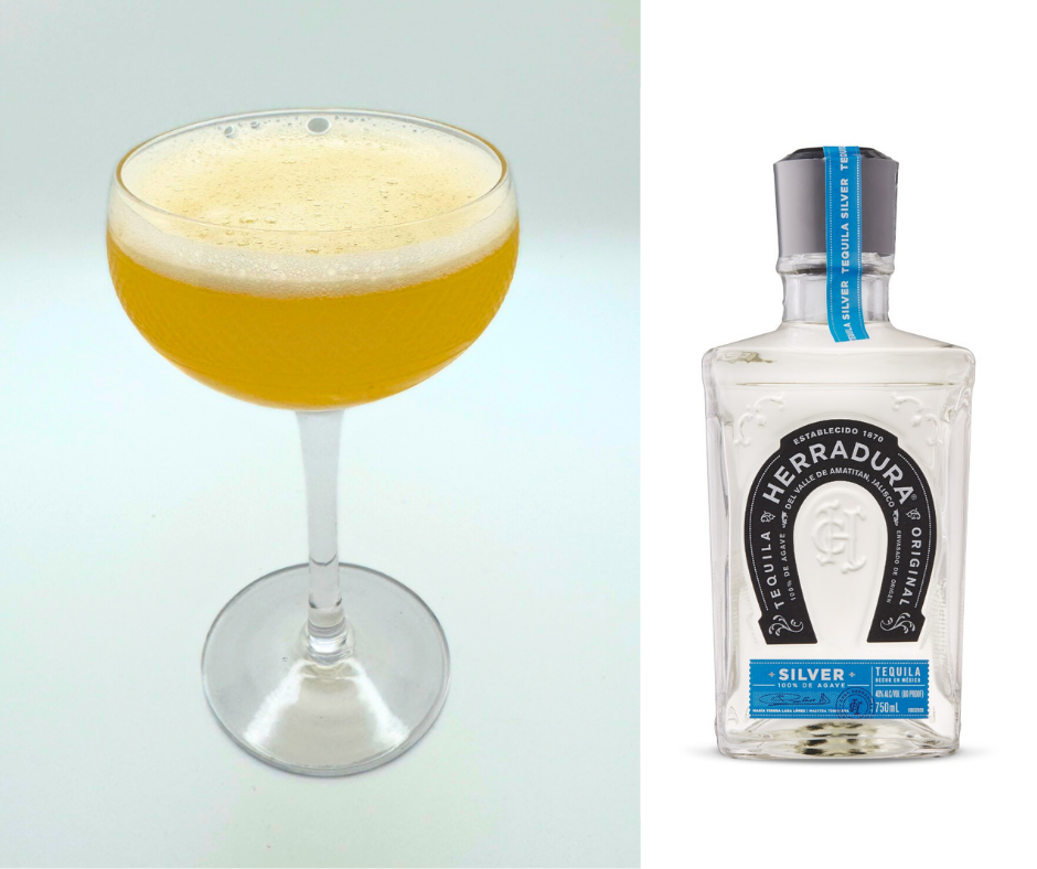 Recipe for Mother's Day cocktail Herradura Silver Tequila Daisy in glass