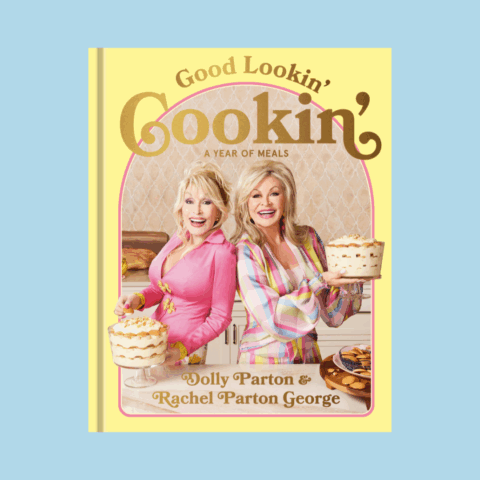 Dolly Parton's good looking cookin cookbook cover.