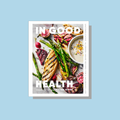 The cover of a cookbook titled, In Good Health.