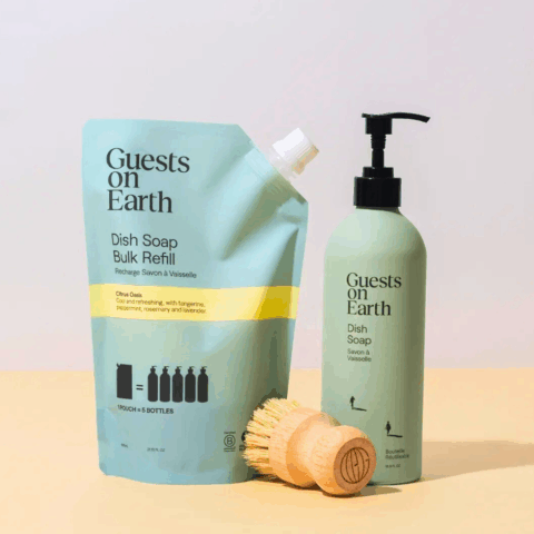 Guests on Earth Eco Dish Soap Starter is a great hostess gift