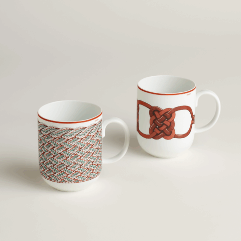 Hermes mug set - luxury holiday gift