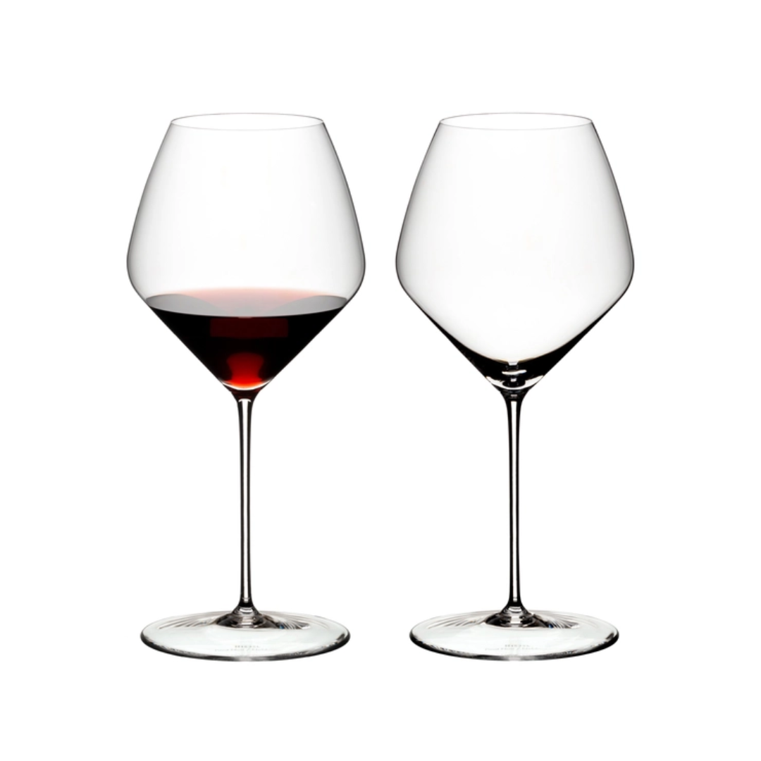 Riedel Veloce Pinot Noir wineglass for varietal versatility